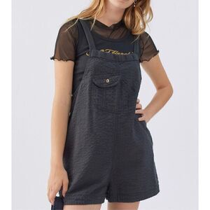 Urban Outfitters Chelsea Linen Shortall Overall black medium new